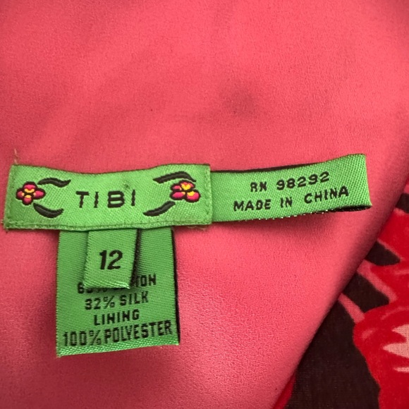 Tibi Pink Floral Ruffle Dress - Picture 14 of 14